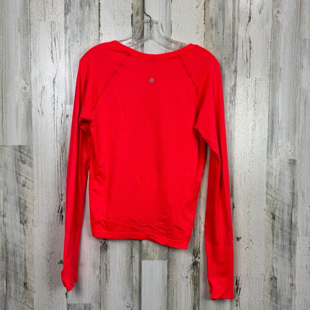 Lululemon Bright Red Swiftly Tech Long Sleeve Top… - image 4